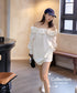 Frilled Off-Shoulder Blouse